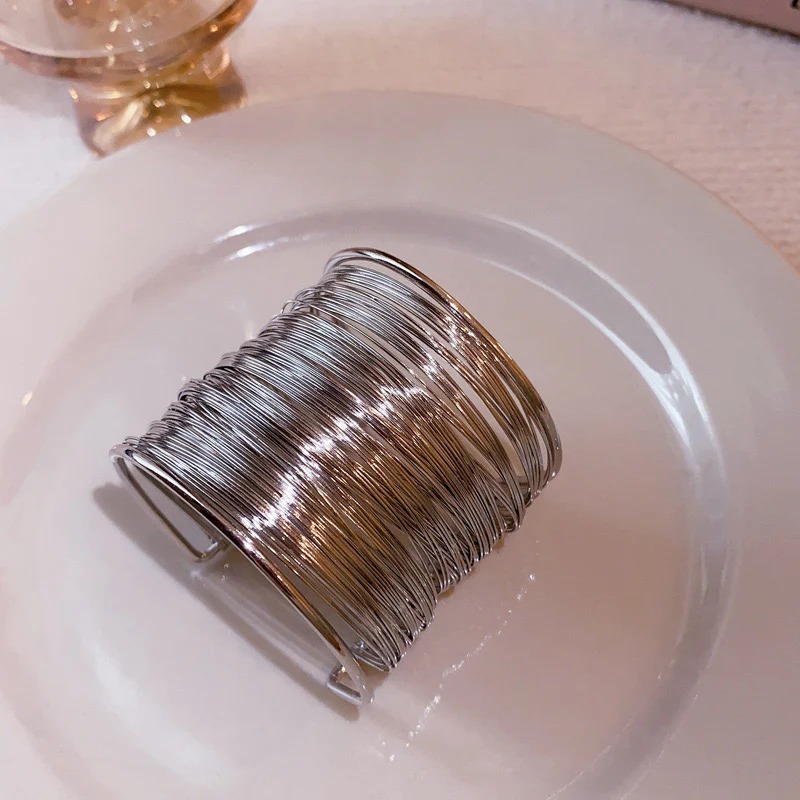 Silver Echo Coiled Handcuff - Image 3