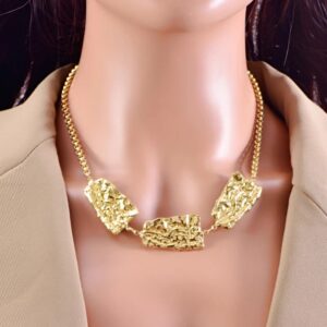 Gold-struck Statement Necklace