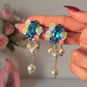 Bluebell Whisper Dreamy Pearl Earrings