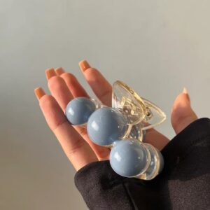 Bubble Claw Clip- blue
