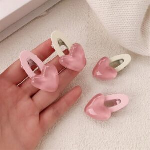 Kawaii Jelly Heart Hair Clip