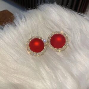 Red Party Earrings