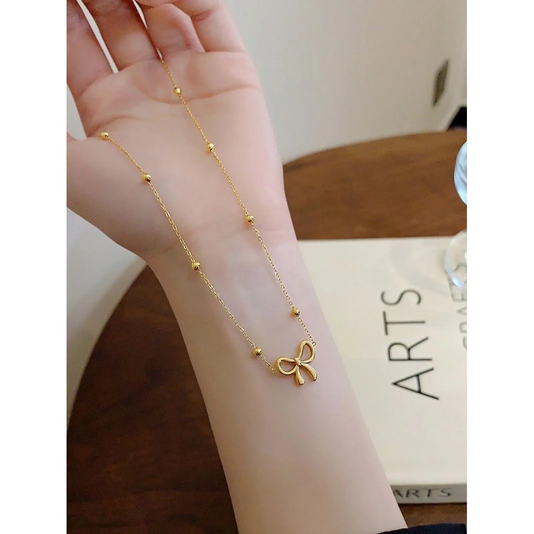 Cute Bow Necklace - Image 5