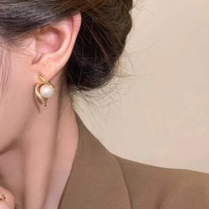 Slay n Slytherin Pearl Earrings