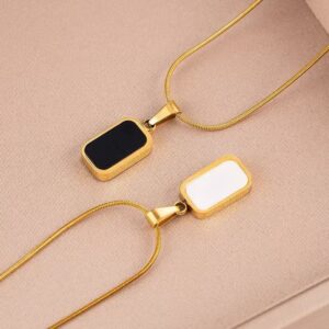 Monochrome Magic Reversible Necklace