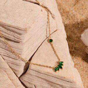 Grecian Emerald Necklace