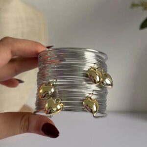 Silver-Soul Coiled Bracelet