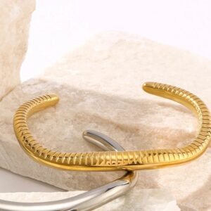 Vogue-coded Gold Bracelet