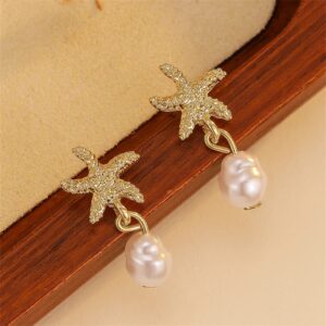 Sea Siren Pearl Drop Earrings