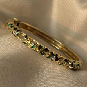 Timeless Flora Enamel Bangle