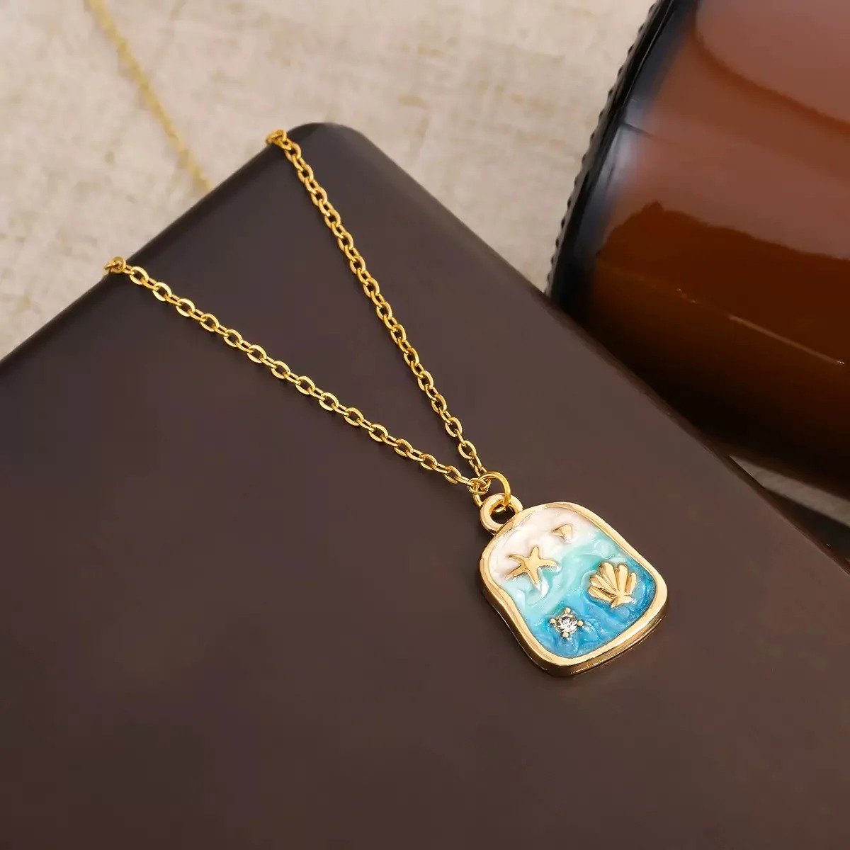 Aqua Ombre Necklace - Image 3
