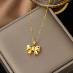 Candy Bow Necklace