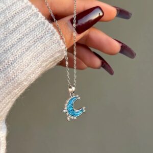 Blue Moon Necklace