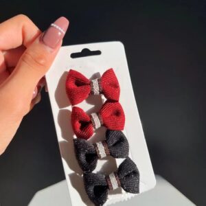 Mini Hair bows - pack of 4