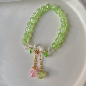 Dreamy Floral Bracelet- green