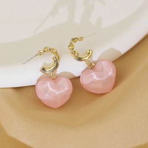 Swipe Right! Pink Earrings