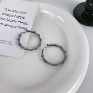 Slaying Sinister Hoop Earrings