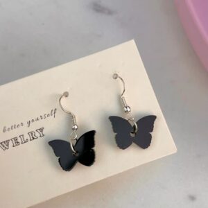 Little Butterfly Earrings - black