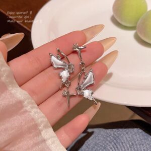 Mismatch Dramatic Butterfly Earrings