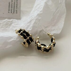 Very Black Velvet earrings