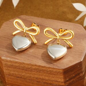 Heart of Steel Earrings