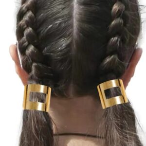 Square Statement Metal Hair Tie