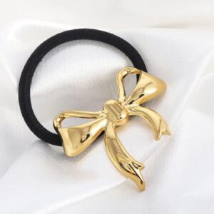 Pinteresty Bow Statement Metal Hair tie