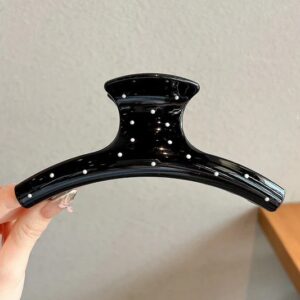 Cottage-coded Polka Claw Clip